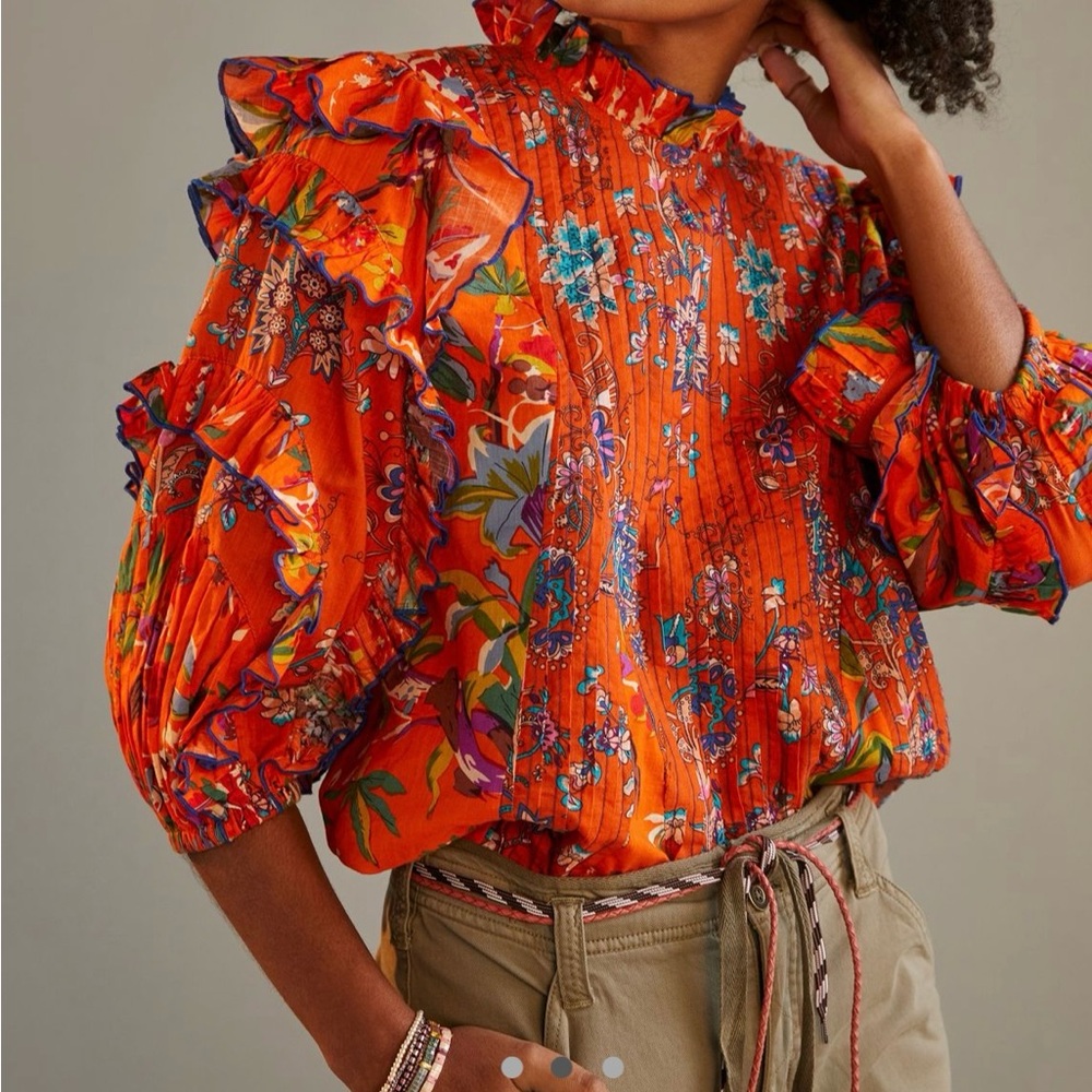 Anthropologie Let Me Be blouse size small